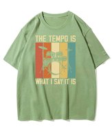 Koszulka oversize Tempo Perkusisty Muzyka Kolory Prezent Matcha XXL