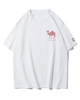 Koszulka oversize Wielbłądzi Humor Śmieszne Zwierzęta Biały XXL