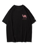 Koszulka oversize Wielbłądzi Humor Śmieszne Zwierzęta Czarny 3XL