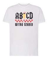Koszulka Parodia ACDC Szkoła Biała XL
