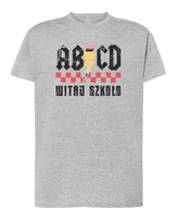 Koszulka Parodia ACDC Szkoła Szara L