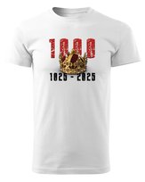 Koszulka Patriotyczna 1000lecie Koronacji Bolesława Chrobrego Biała XXL