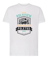 Koszulka Personalizowana dla Rolnika Biała XL