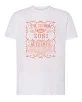 Koszulka Personalizowana Urodziny Autentyk Certyfikat Biały XL