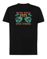 Koszulka Personalizowana Wakacje 2025 Rodzina Czarna XL