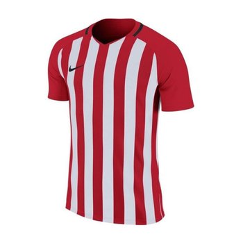 Koszulka piłkarska Nike Striped Division Jr 894102 (kolor Biały. Czerwony, rozmiar L (147-158cm)) - Nike