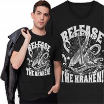 Koszulka Piraci z Karaibów Kraken Potwór Morze Piraci Żeglarze