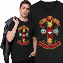 Koszulka Pokemony Iron Maiden Pokemon Go Pikachu POKEBALL Ash Ketchum