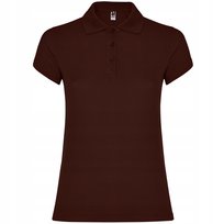 Koszulka POLO Damska Bawełna PIQUE Roly STAR 6634 BRĄZ CHOCOLATE 2XL ROLY
