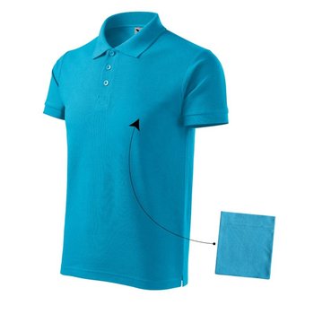 Koszulka polo Malfini Cotton M (kolor Niebieski, rozmiar 2XL) - MALFINI
