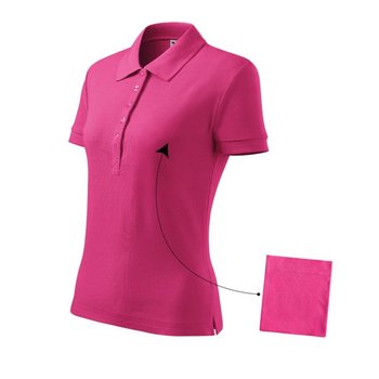 Koszulka polo Malfini Cotton W (kolor Różowy, rozmiar L) - MALFINI