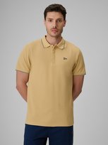Koszulka polo męska 4F 4FRSS26TPTSM0897-83S Brązowy M 4F