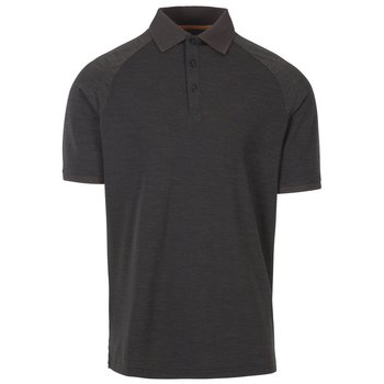 Koszulka Polo Męska Kelleth DLX (XL 8,5-9 / Czarny Z Kolorowym) - trespass