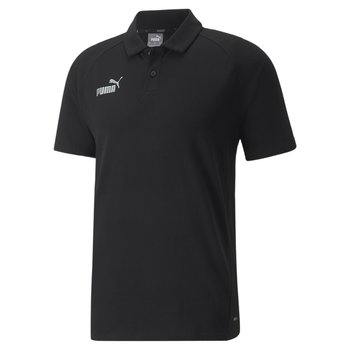 Koszulka polo męska Puma Teamfinal Casuals czarna 65738403-S - Puma