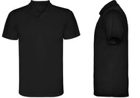 Koszulka POLO Sportowa Męska Polówka Roly 0404 CZARNA 2XL ROLY