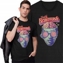 Koszulka Pranie Mózgu Brain Wash Robot Media Społecznościowe TV Propaganda