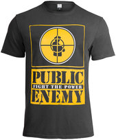 koszulka PUBLIC ENEMY - YELLOW FIGHT THE POWER ciemnoszara-S Inna marka