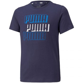 Koszulka Puma Alpha Tee B Jr 589257 (kolor Granatowy, rozmiar 116 cm) - Puma