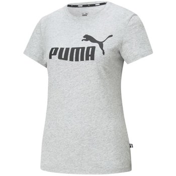 Koszulka Puma ESS Logo Tee W 586774 (kolor Szary/Srebrny, rozmiar XL) - Puma