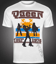koszulka QUEEN - 1976 TOUR SILHOUETTES-XL Inna marka