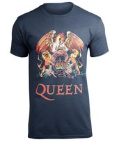 koszulka QUEEN - CLASSIC CREST navy blue-XL Inna marka