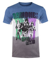 koszulka RAMONES - HEY HO RETRO, barwiona-XXL Inna marka