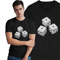 Koszulka Realistic Dice Kostki do Gry Planszowe Planszówki