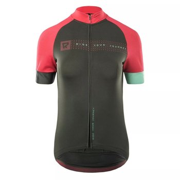 Koszulka rowerowa Radvik Foxtrot W (kolor Czerwony. Zielony, rozmiar S) - Radvik