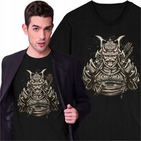Koszulka Samuraj Ronin Wojownik Japonia Tradycja Bushido Katana Maska