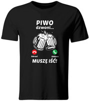 Koszulka Śmieszny t-shirt dla Piwosza, roz. M GiTees