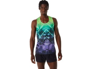 Koszulka sportowa Asics Marathon Singlet | LIME ZEST/SAFETY YELLOW M - Asics