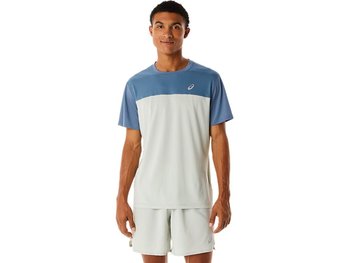 Koszulka sportowa Asics Race SS Top | STEEL BLUE/LIGHT SAGE L - Asics