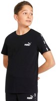 Koszulka sportowa chłopięca Puma ESS+ Tape r.116 T-shirt Dziecięcy Czarny Puma