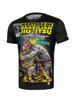 Koszulka Sportowa MASTERS OF BJJ Czarna 3XL - Pitbull West Coast