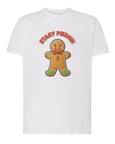 Koszulka Stary Piernik Śmieszna Rodzinna Prezent Biały L