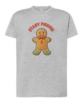 Koszulka Stary Piernik Śmieszna Rodzinna Prezent Szara XL