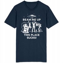 Koszulka Stranger Things Beam Me Up Back This Place Sucks Serial Netflix Freshtop