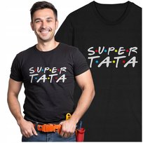 Koszulka Super Tata Prezent na Dzień Taty Ojca Przyjaciele Friends Inna marka