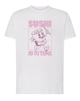 Koszulka Sushi Czas na Jedzenie Biała M