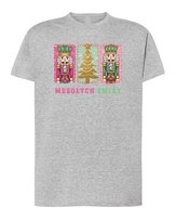 Koszulka Świąteczna Boże Narodzenie Dziadek do Orzechów Szary melanż L