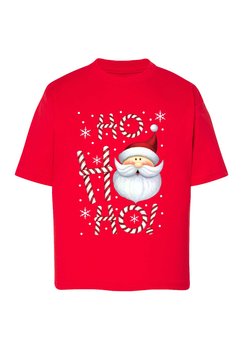 Koszulka świąteczna dziecięca mikołaj czerwona - Tup Tup