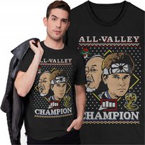 Koszulka Świąteczna T-shirt na Święta Karate Kid Siłownia Film Sztuki Walki