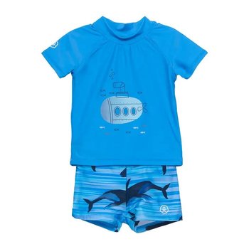 Koszulka + szorty do pływania dziecięce Color Kids Set niebieskie CO7200897553 74 cm - Color Kids
