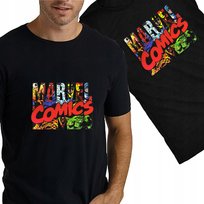 KOSZULKA T-SHIRT CZARNA MARVEL COMICS MĘSKA L Y3 Inna marka