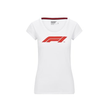 Koszulka T-shirt damska Logo biała Formula 1 2021 - M - FORMULA 1