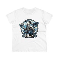 Koszulka T-shirt damski nadruk BÓG SŁOWIAŃSKI PERUN M