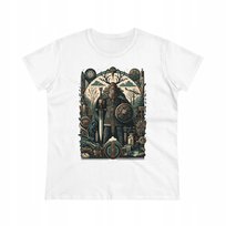 Koszulka T-shirt damski nadruk BÓG SŁOWIAŃSKI POREWIT XL