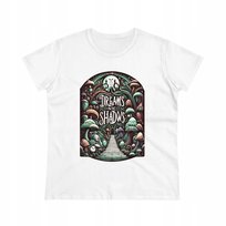 Koszulka T-shirt damski nadruk DREAMS IN THE SHADOWS XXL