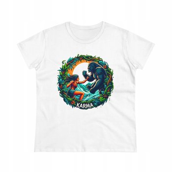 Koszulka T-shirt damski nadruk KARMA WALKA KOBIETY L - slavmod