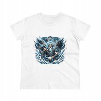 Koszulka T-shirt damski nadruk SŁOWIAŃSKI BÓG PERUN L